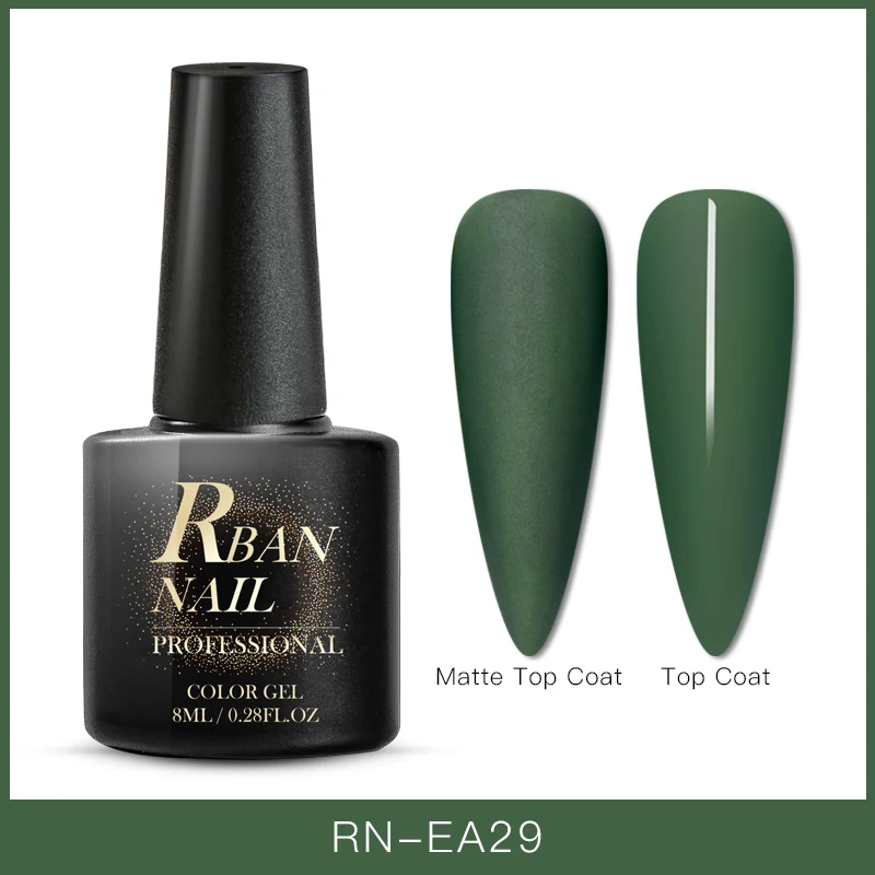 EES07832 RBAN NAIL 60 цветов Матовый УФ-гель для ногтей 8 мл чистый цвет ногтей нужно матовое верхнее покрытие Замочить ногтей Гель-лак для маникюра - Цвет: EES07832
