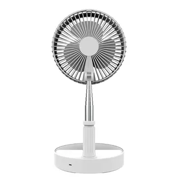 

New Folding Telescopic Mini Fan Usb Rechargeable Student Portable Small Electric Dormitory Bed Office Desktop Large Wind