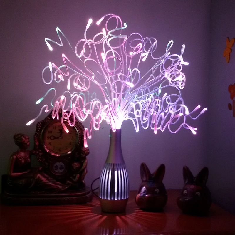 

DIY Any Modelling Desk Lamp FIber Optic Flower Light
