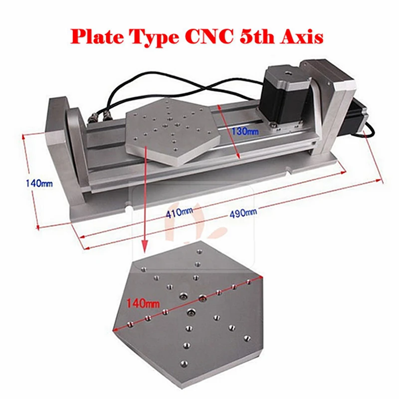 CNC 5 оси роторная ось Тип пластины для ЧПУ фрезерный станок комплект