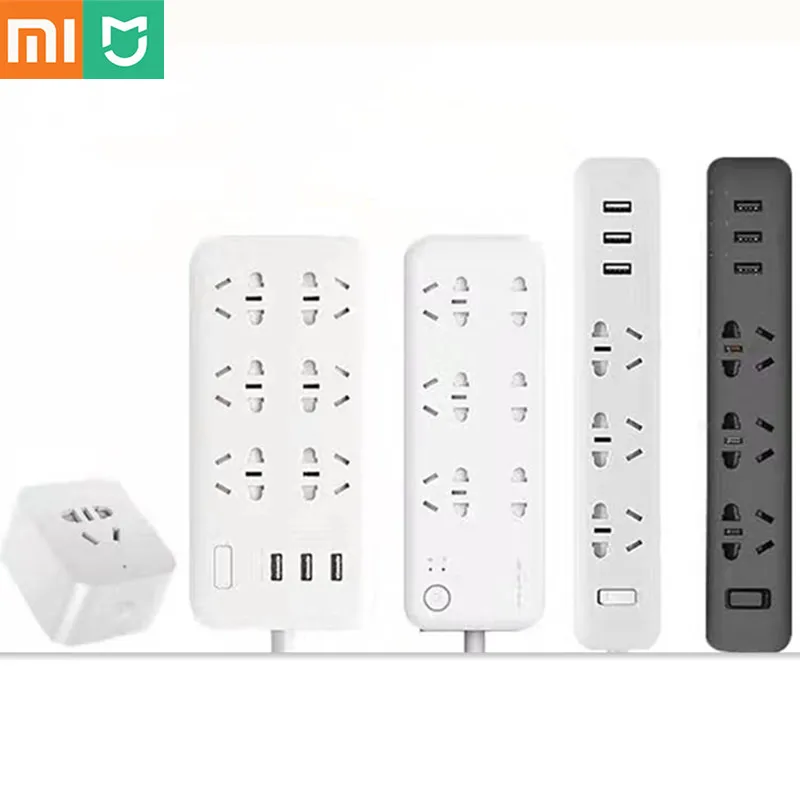 Новинка розетка Xiaomi mijia mi Wi Fi домашний Удлинительный кабель плата питания 3/5/6/8