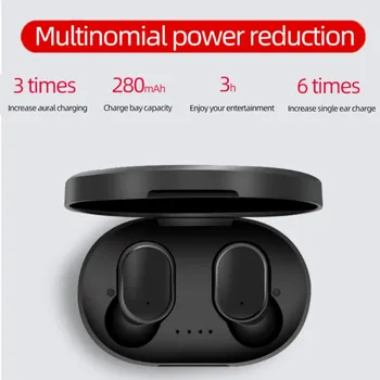 

TWS 5.0 E6s Earphone Wireless Earbuds Noise Cancelling LED Display earpiece Mini Bluetooth Headset Has Excel