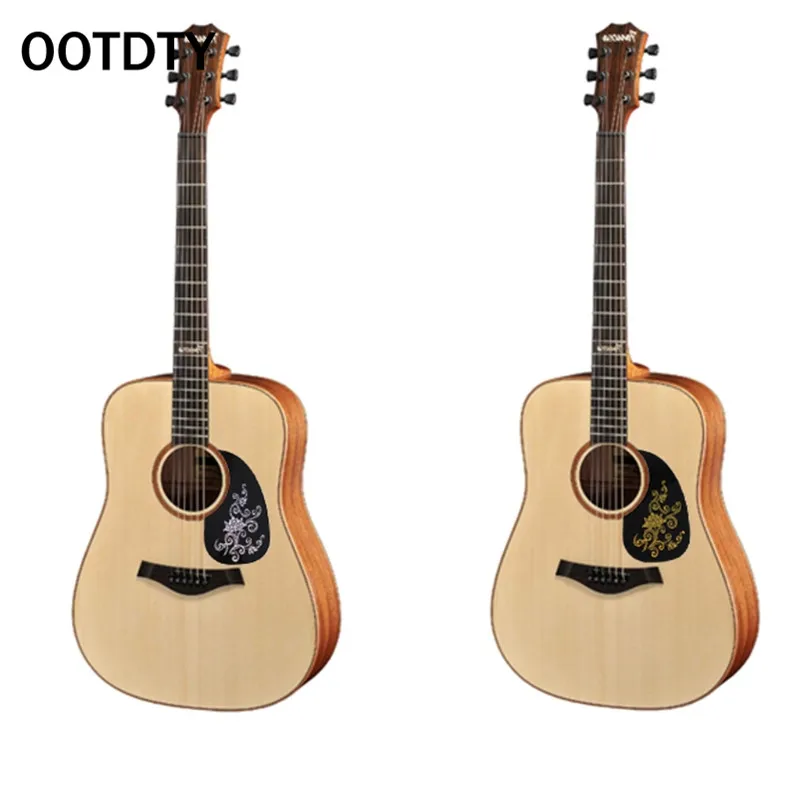 OOTDTY Acoustic Guitar Pickguard Pick Guard Sticker Guitars Parts & Accessories suit for guitar