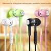 2022 New Sport Earphone wholesale Wired Super Bass 3.5mm Crack Colorful Headset Earbud with Microphone Hands Free ► Photo 2/6