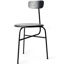 Нордический стул из кованого железа без подлокотника спинка простой один Кофе Ресторан досуг открытый чистая красный ins обеденный стул