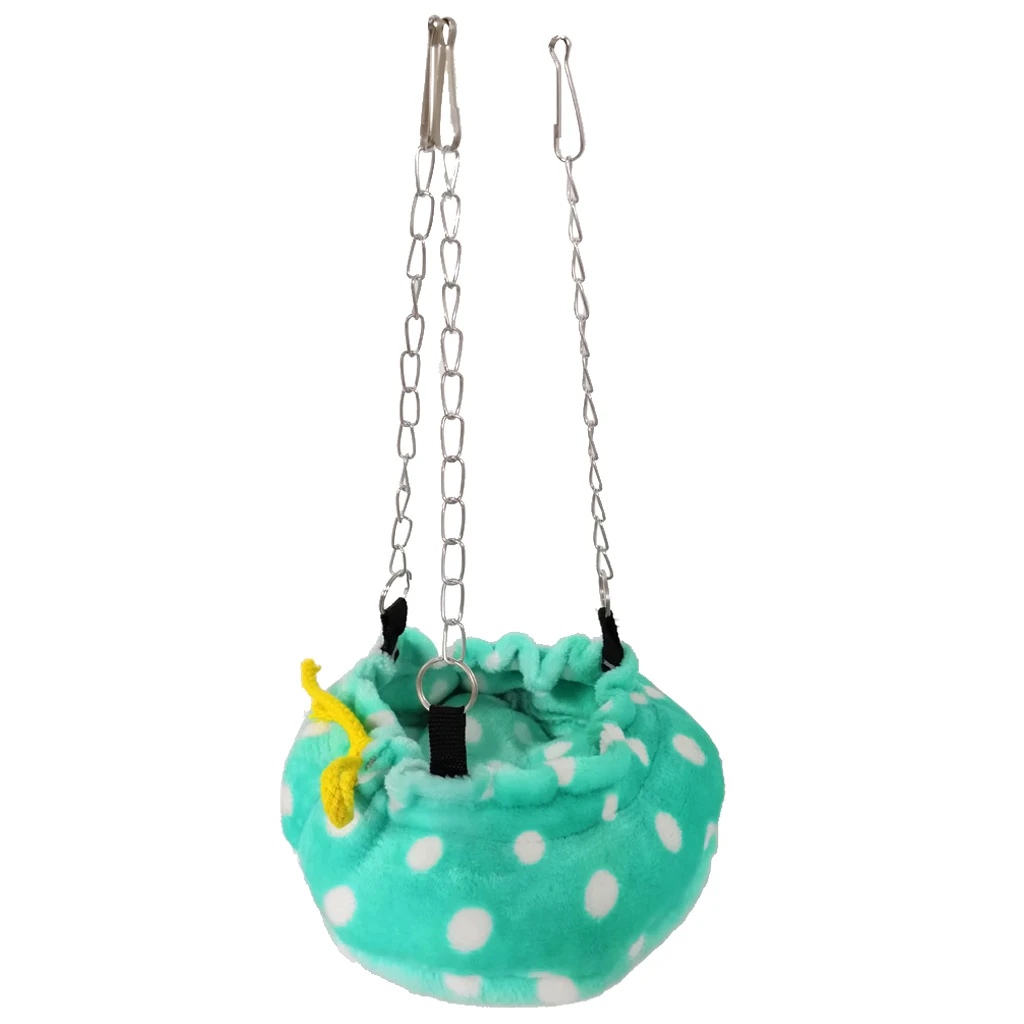 Soft Small Animal Hamster Cage Hanging Hammock For Small Pet Mice Rat Small Animal Nest Hanging Bed Nest Cage Hammock