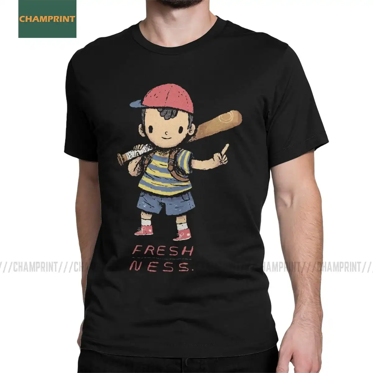 Men S T Shirts Fresh Ness Earthbound Humorous Cotton Tees Short Sleeve Mother Rpg Lucas Giygas Video Game T Shirt 4xl 5xl 6xl T Shirts Aliexpress