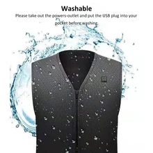 USB Электрический нагревательный жилет без рукавов тела теплая куртка для мужчин и женщин с подогревом одежда для наружного катания на лыжах Пешие прогулки мотоцикл кемпинг