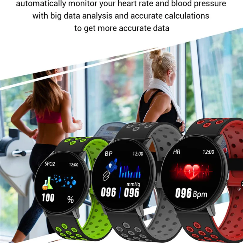  Smart Fitness Bracelet Blood Pressure Measurement Fitness Tracker Waterproof IP67 Smart Band Watch  - 4000316101255