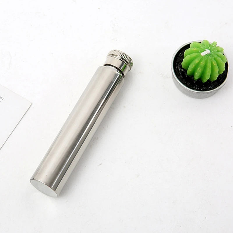 1oz 1.5oz Portable wine tube Mini Wine Bottles Stainless Steel Whiskey Wine Pot Vodka Gin Rum Tequila for Husband Father Gift
