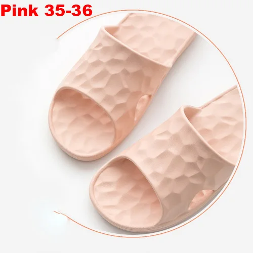 pink 35-36 Xiaomi Mi Slippers Soft Bottom Anti-slip Bathroom Dustproof and Lightweight Comfortable Home slippers - Цвет: pink 35-36