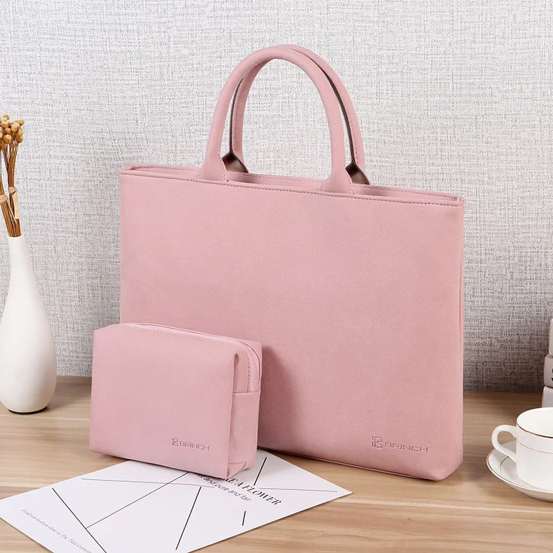 

Laptop Computer Bag Applicable Lenovo Millet Huawei Korean-style Simple Handbag Men And Women Information File Holder Document