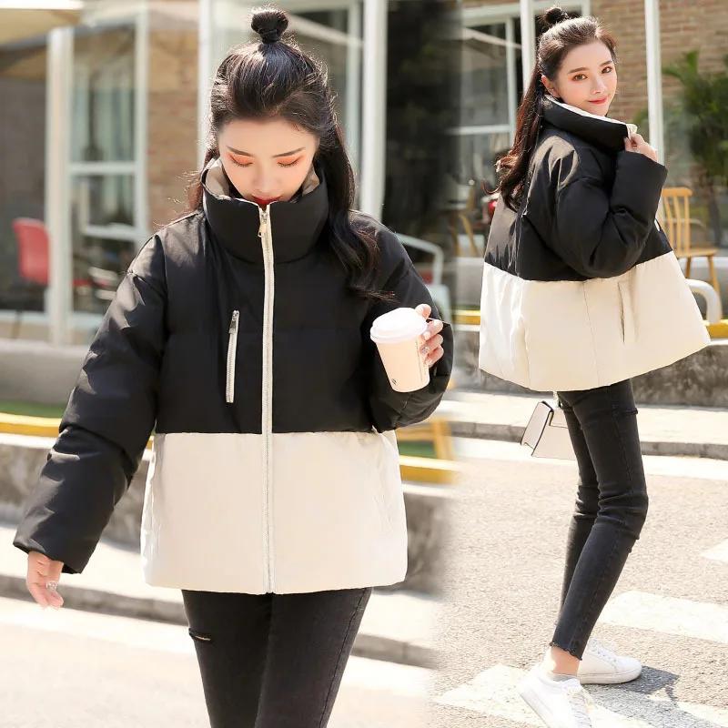 

Small Cotton-Padded Jacket Women's Short 2019 Winter New Style Korean-style Slim Fit Slimming Versatile Cotton-padded Clothes Th