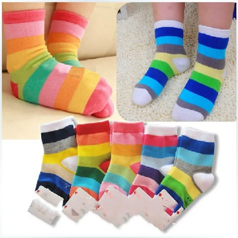 1 пара, хлопковые детские носки для маленьких девочек на весну и осень ...