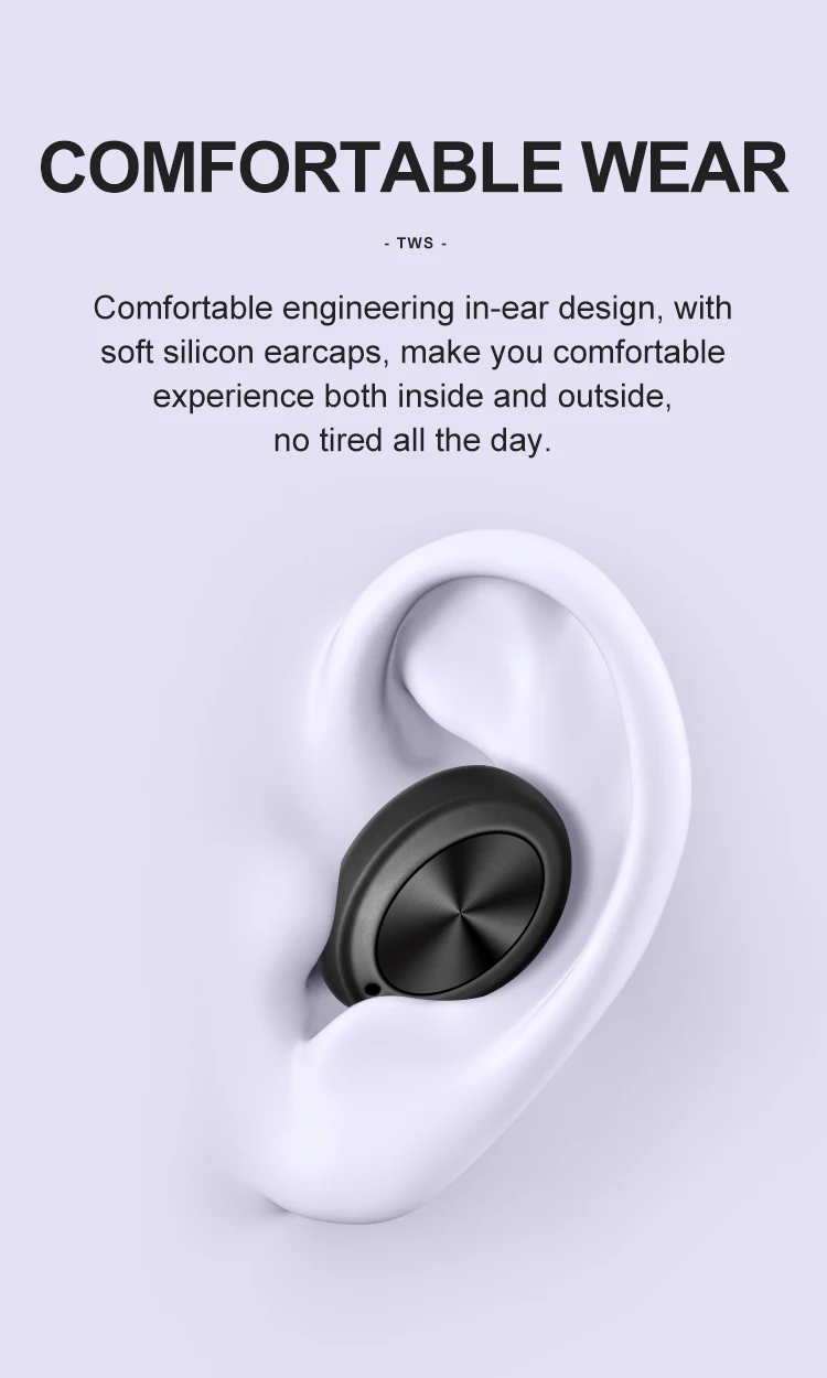 LEORY D025 TWS, беспроводные наушники bluetooth 5,0, цифровой дисплей, сенсорное управление, в ухо, 3D стерео, Спортивная гарнитура с зарядным устройством
