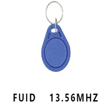 5 шт./лот RFID FUID тег один раз UID; запасной блок 0 записываемый 13,56 MhzFUID карта бесконтактный брелок Токен ключ копия клон