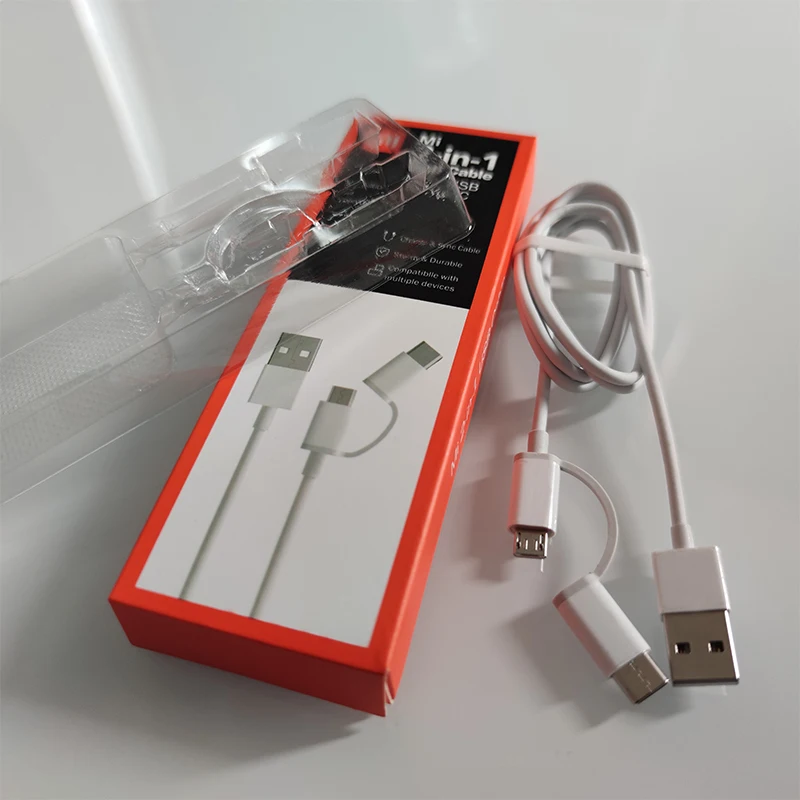 Mi 2 в 1 USB кабель mi cro USB-Type C Быстрый зарядный кабель для XIAO mi 9 Pro 9T 8 6 CC9 CC9e A3 Red mi Note 8 7 K20 K30 Pro