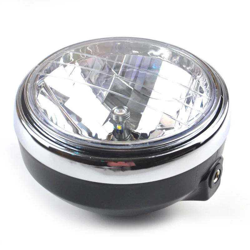 

Motorcycle Round Chrome Halogen Headlight Lamp For Honda CB250 Hornet250 CB400 VTEC CB500 CB600 Hornet600 VTR250 NEW