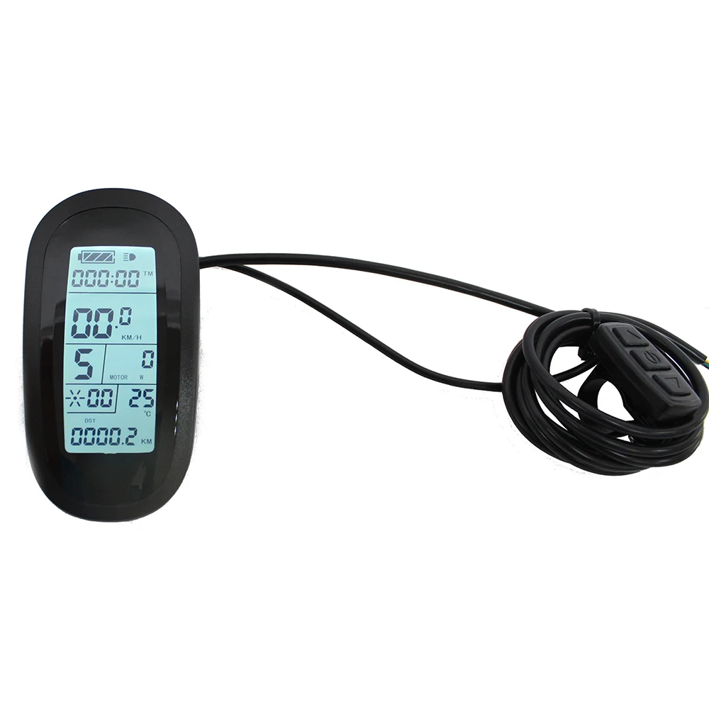 Панель управления счетчиком дисплея Ebike ABS Five-wire Risunmotor KT LCD6U аксессуары