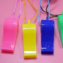 Цветной пластиковый свисток для рта рефери, с веревкой, хорошо, свисток, вентиляторы, спасательный свисток для рта, свисток для рта