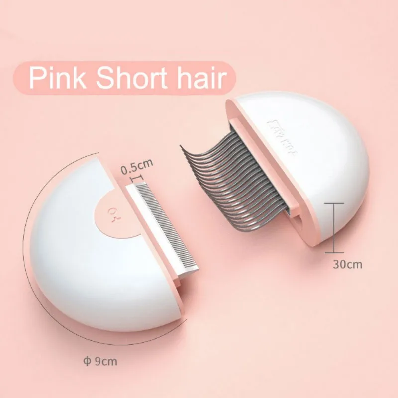 Cat Comb Cute Portable Cat Hair Removal Comb Fly Cat Hair Brush For Cats Pet Dog Cat Grooming Accessories - Цвет: P02