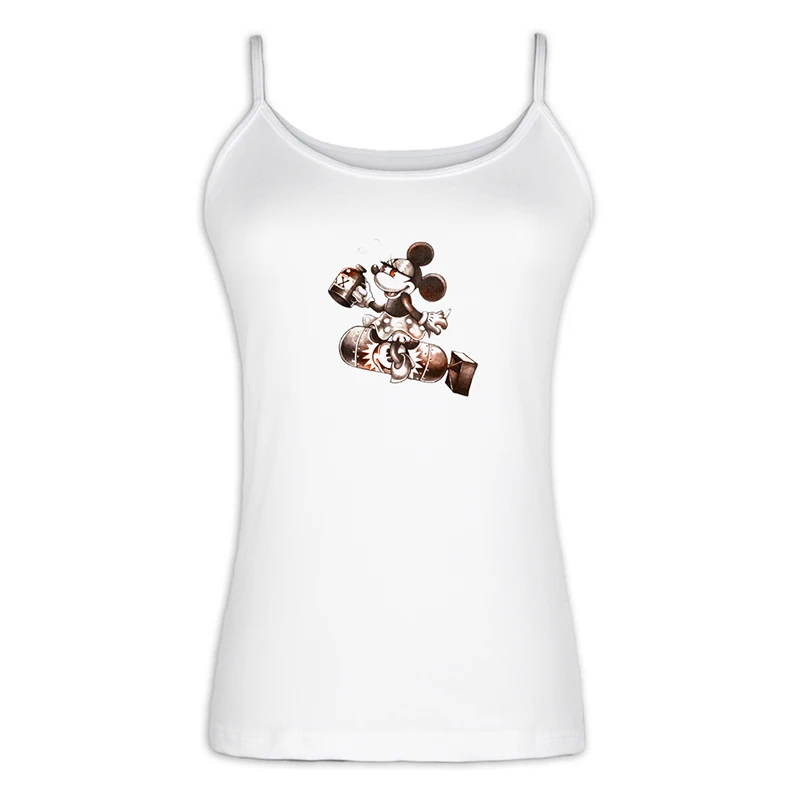 The Nightmare Before Christmas Sally I Sense There's Something in the Wind Ladies Sexy Vest Singlet Cotton Strappy Tank Tops - Цвет: iaSingletS1278W
