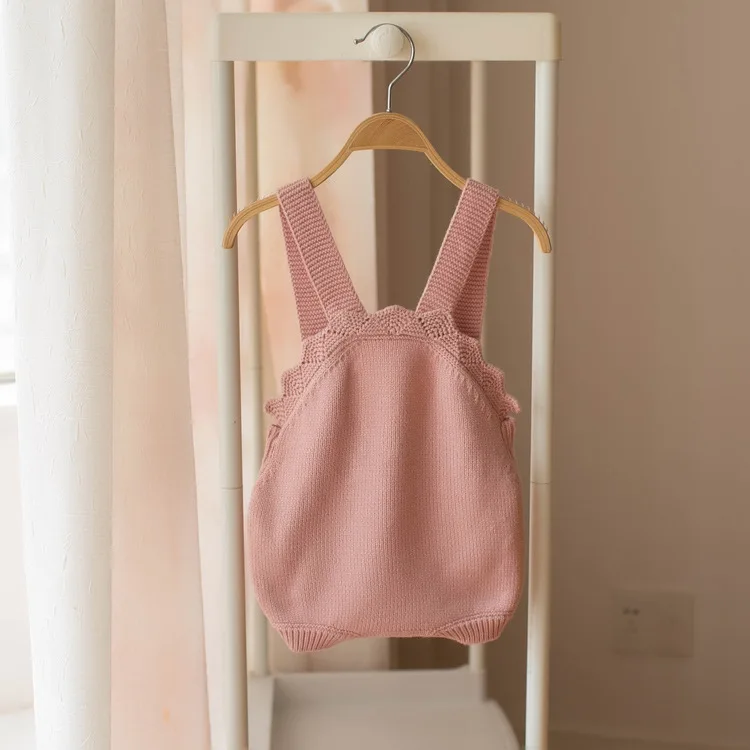 

Mmtkids Korean-style Autumn And Winter Childrenswear 2019 New Products Kids' Sweater Girls Suspender Strap Onesie H664