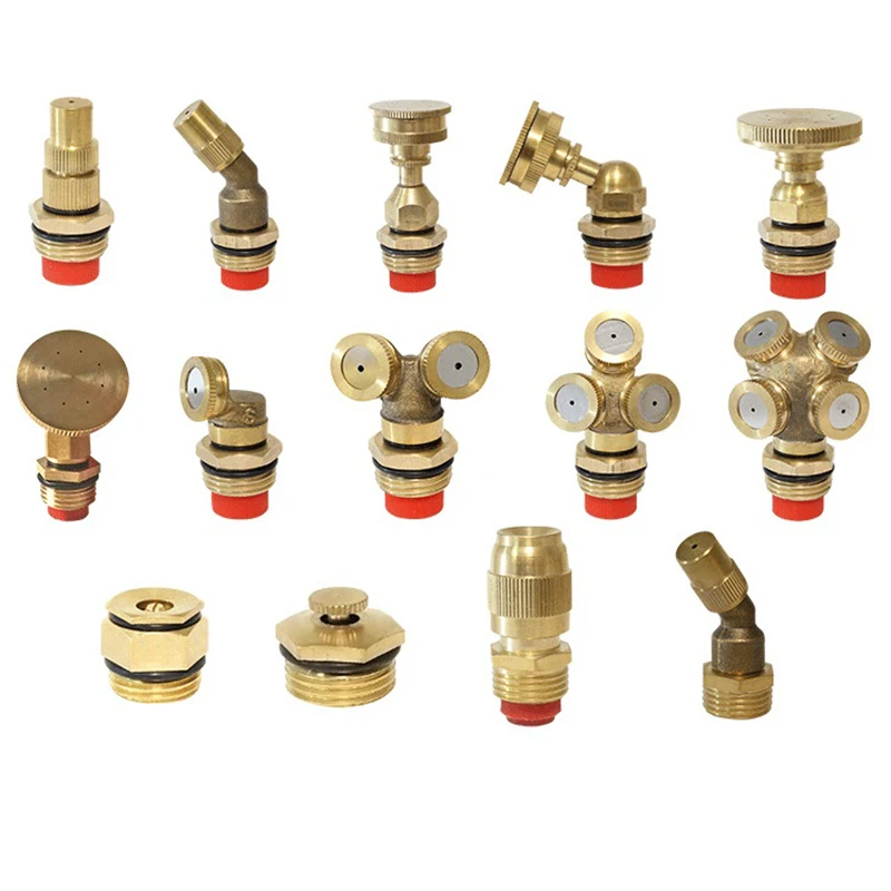 Garden Sprinkle Connector Thread Water Sprinkler Irrigation Spray Nozzle Watering Head Brass Supplies Greenhouse Drip | Дом и сад