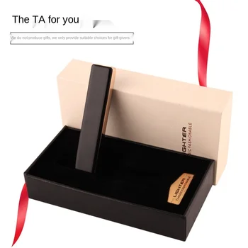 

Individuality Creative Metal Windproof Strip USB Rechargeable Electronic Cigarette Lighter Lighter Electric Lighter