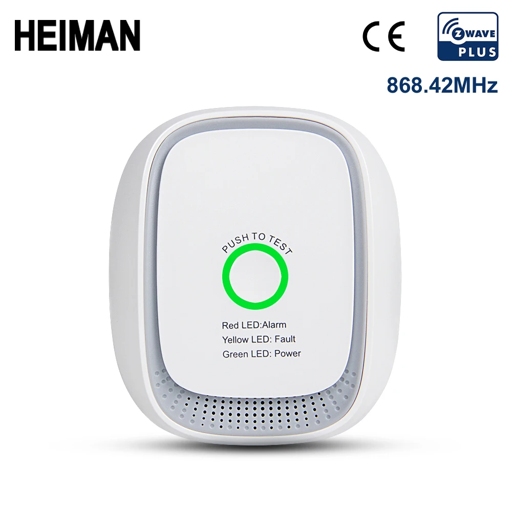 Детектор утечки газа lpg HEIMAN Zwave Z wave противопожарная система безопасности z