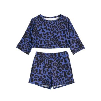 

Womens Stone pattern Printed two-piece suit Women Casual Tracksuit Summer Sportwear Short Sleeve Tank Tops Shorts Pants Outfits