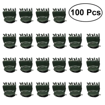 

100pcs Orchid Clips Plant Orchid Support Clips Garden Flower Vine Clips for Supporting Stems Vines Stalks