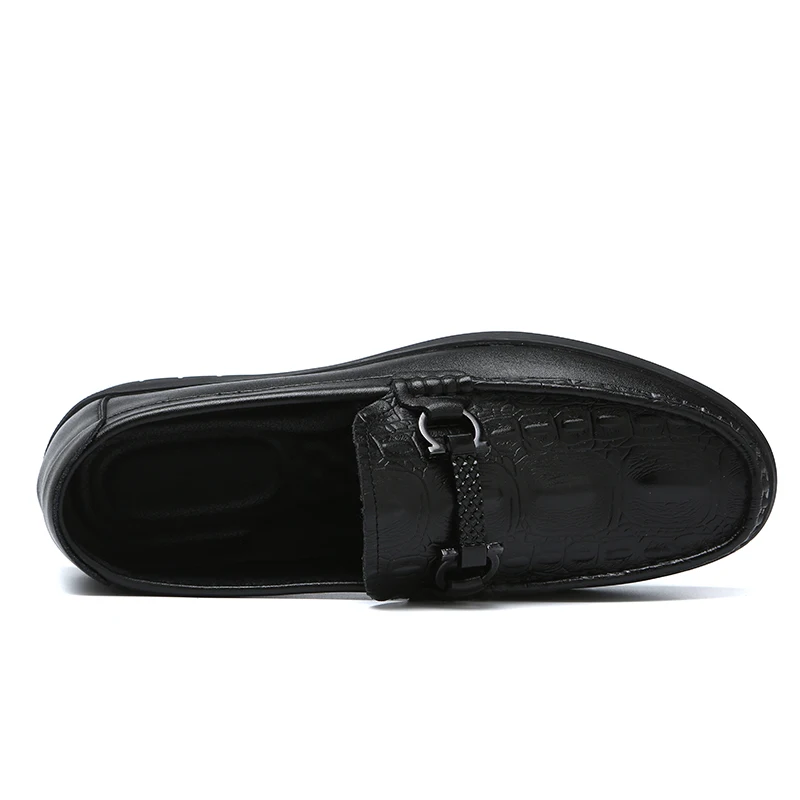 Brand XINYIDA Genuine Leather Men Loafer Slip On Breathable Casual Men Dress Shoes Fashion Formal Male Leather Shoes Size 38-44