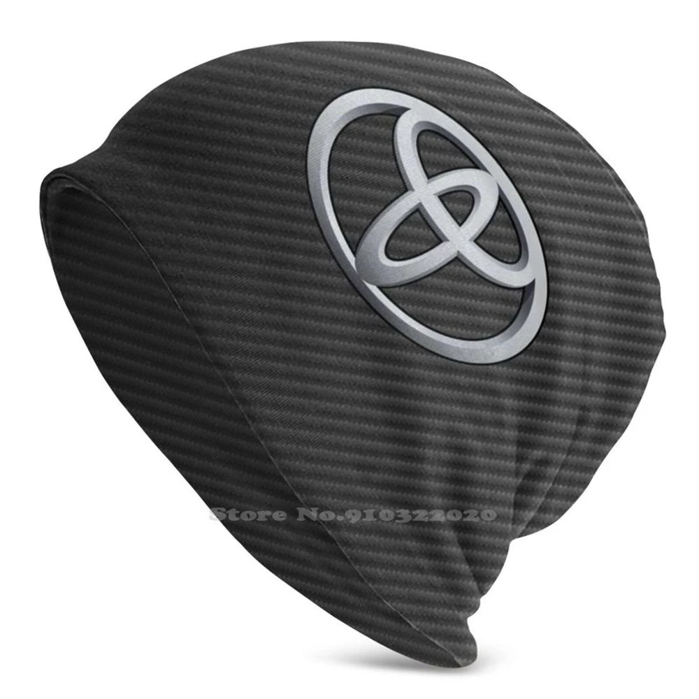 Toyota Carbon Fiber Sticker Outdoor Sports Thin Windproof Soft Fashion Beanie Hat Roccoyou Family Club Trd Trdsport green skully hat
