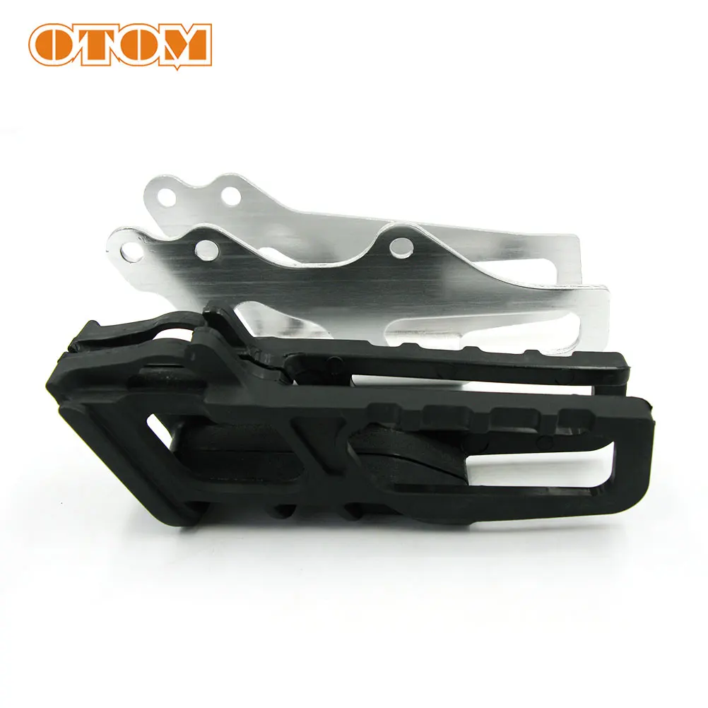OTOM Motorcycle Chain Guide Guard Dirt Pit Bike Motocross Parts Aluminum Alloy Chain Guides And Inner Glue For HONDA CRF 250 450