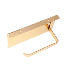 1 шт. рулон бумажный стенд настенный Прочный из нержавеющей стали практичная рулон бумажника рулон туалетной бумаги полка для телефона