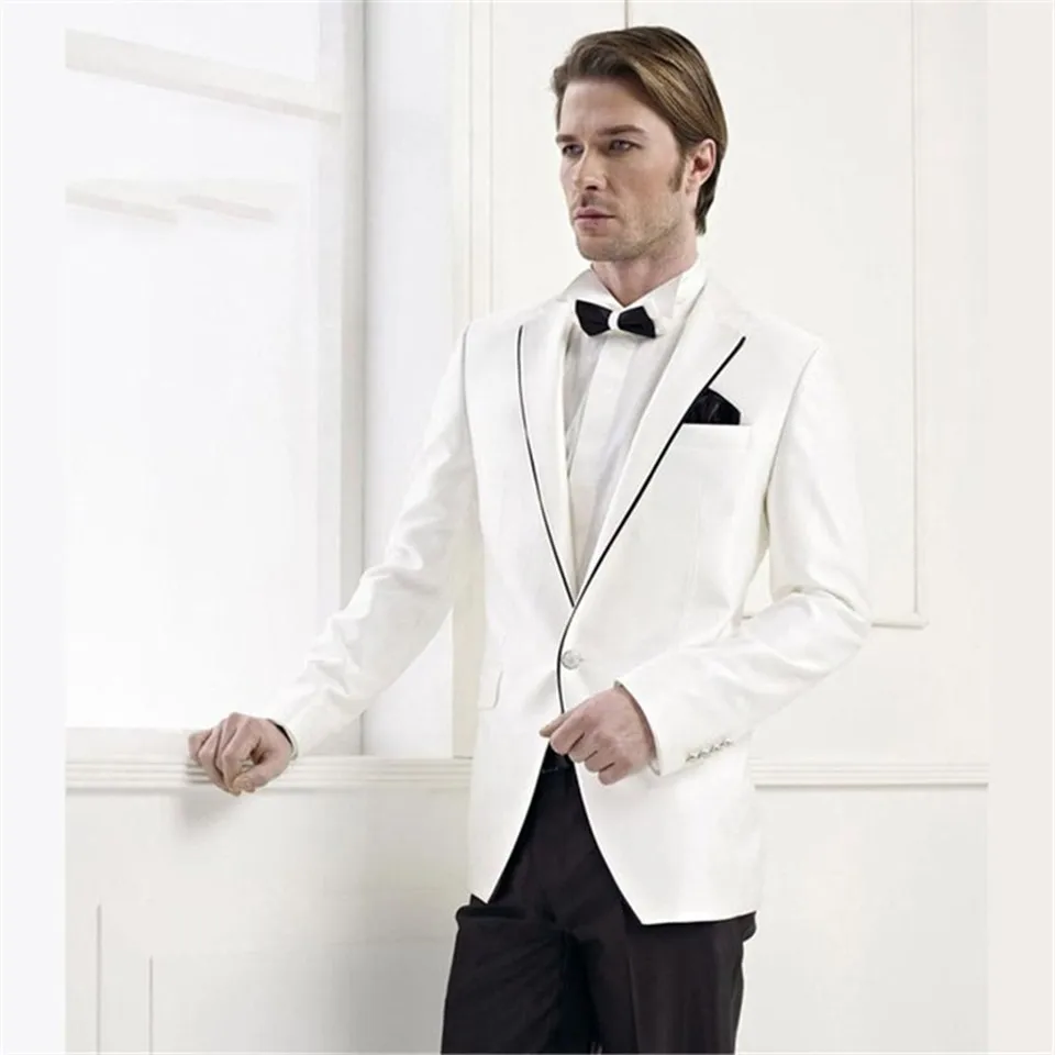 Мужской костюм смокинг Noivo Terno Slim Fit Easculino вечерние костюмы для мужчин из двух предметов(пиджак+ брюки) свадебный смокинг жениха