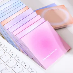 Papier à notes créatif et doux, dégradé de couleurs, décoration pour compte à main, petit carnet de notes, papeterie fournitures de bureau 