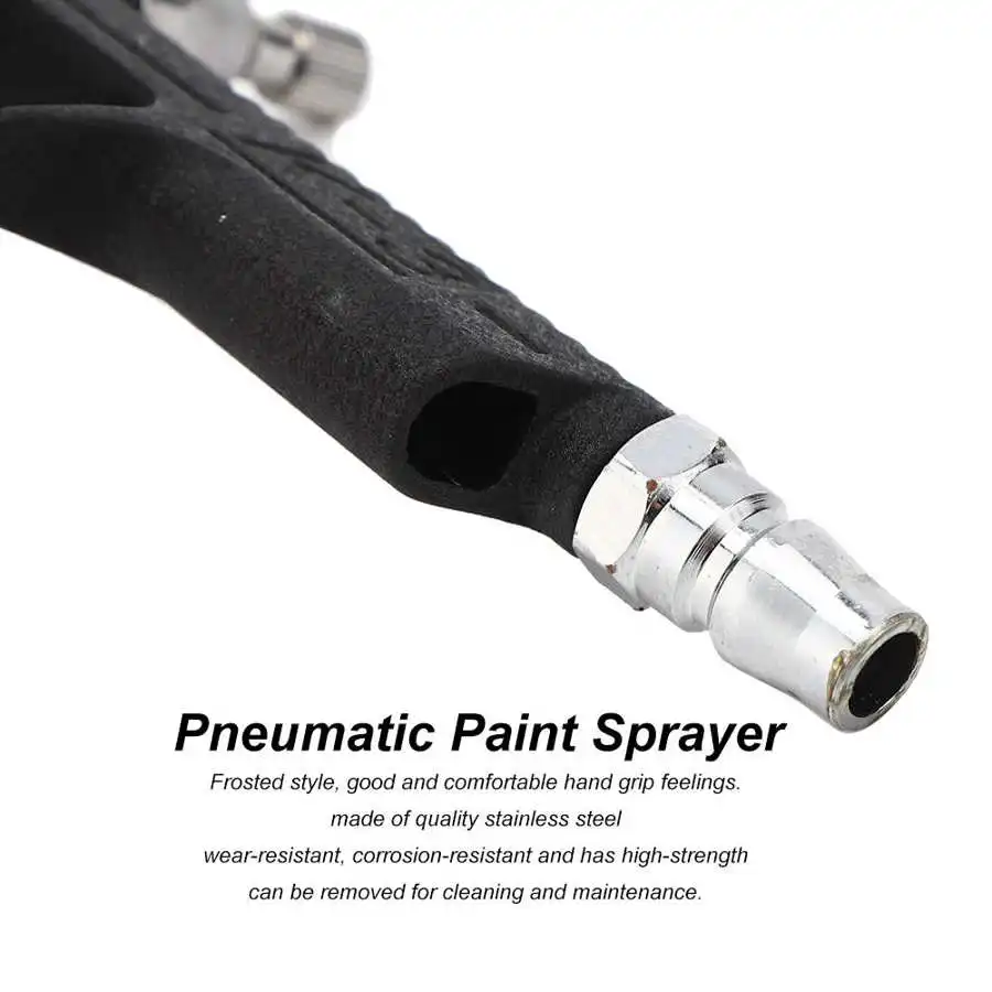 Pneumatic Tool Pneumatic Equipment Handheld Painting Tools caliber 3.0 Automotive Pneumatic High Atomization Painting Tools Size : On the pot 