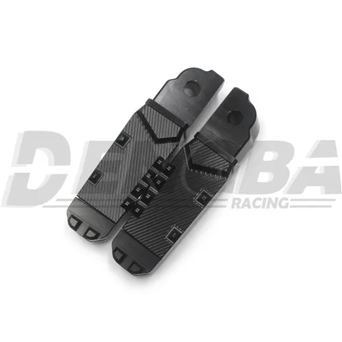 Мотоциклетные задние Подножки педаль пассажира для Yamaha XSR700 XSR900 FZ6 FZ6R MT03 MT07 MT09 MT10 MT25 во всем мире - Цвет: Черный