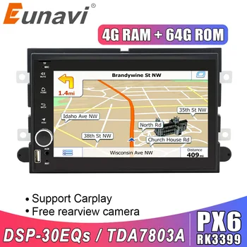

Eunavi 2 Din Android 10 Car multimedia radio gps player for Ford 500/F150/Explorer/Edge/Expedition/Mustang/fusion/Freestyle 4G