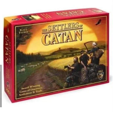 

the settlers of catan broad game