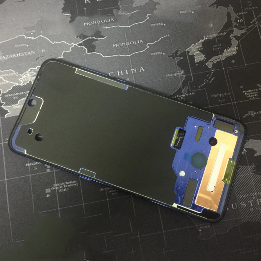 blue Для Xiaomi mi 9 mi 9 mi d рамка лицевой панели mi ddle Plate поддерживающая рамка для ЖК-дисплея корпус+ Крышка батарейного отсека+ sim лоток карта - Цвет: blue