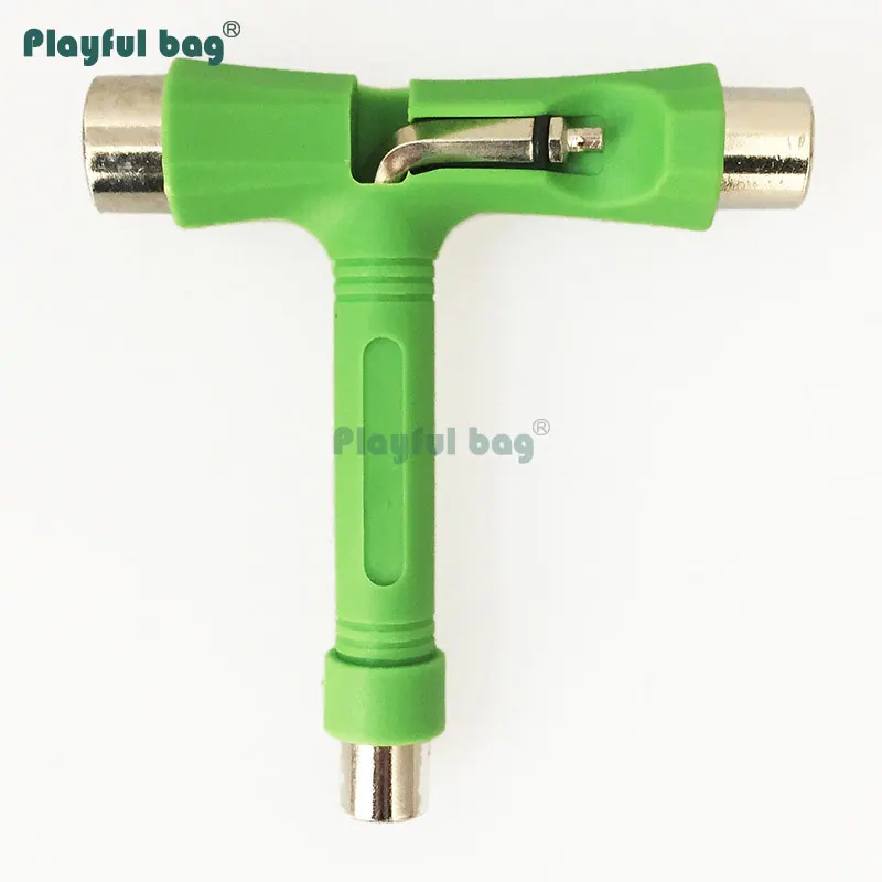 Playful Bag Skateboard wrench Multi-functional T-shape tool Skateboard Longboard tool wrench AMA47