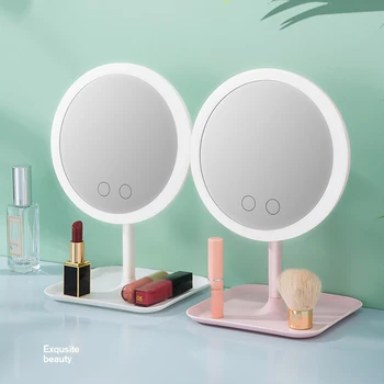 

LED Makeup Mirror For Womens Makeup Backlit Mirror Light With Natural White LED Colors Light Vanity Mirror Makeup Tools
