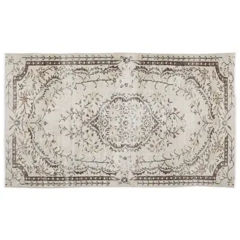 

Handmade Beige Vintage English English Area Rug 159x275 Cm-5'3''X9'0''