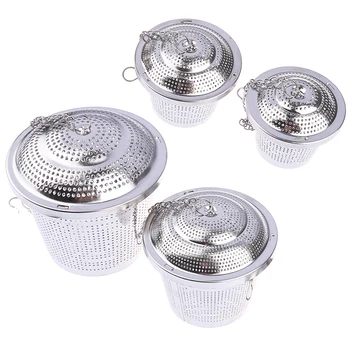 

Stainless Steel Hop Spider Tea Strainer Infuser Tea Locking Ball Tea Spice Mesh Herbal Ball Cooking Tools Wire Basket Colander