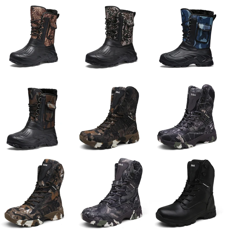 Мужские походные ботинки для пустыни Уличная обувь кемпинга водонепроницаемая