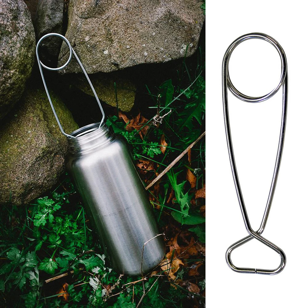 Hanging Pot Hanging Hooks Water Cup Hooks Outdoor Gadgets Camping Cookware Stainless Steel Open Fish Mouth Fishing