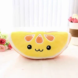 Kawaii плюшевая кукла Киви/оранжевый/игрушка арбуз имитация фруктов декоративная 3D Подушка детский подарок 6.6in унисекс другое - Цвет: Orange